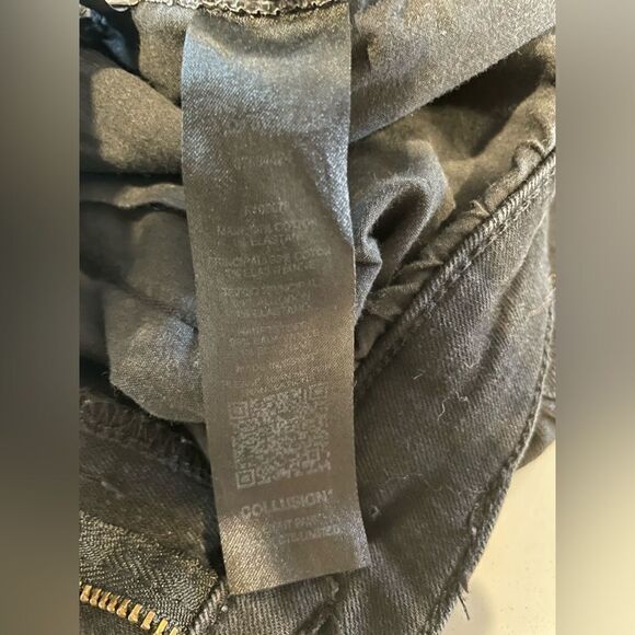 ASOS COLLUSION x001 Super Skinny Jeans Women’s Black, 28”x32" - Picture 7 of 8